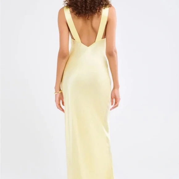 Rumored Elegant Cream Maxi Dress - Picture 2 of 5
